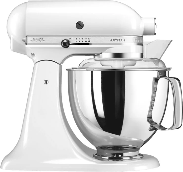 KitchenAid Artisan røremaskine 4,8 l – inkl. ekstra tilbehør White