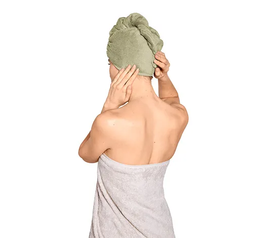 Turban-Handtuch, grün