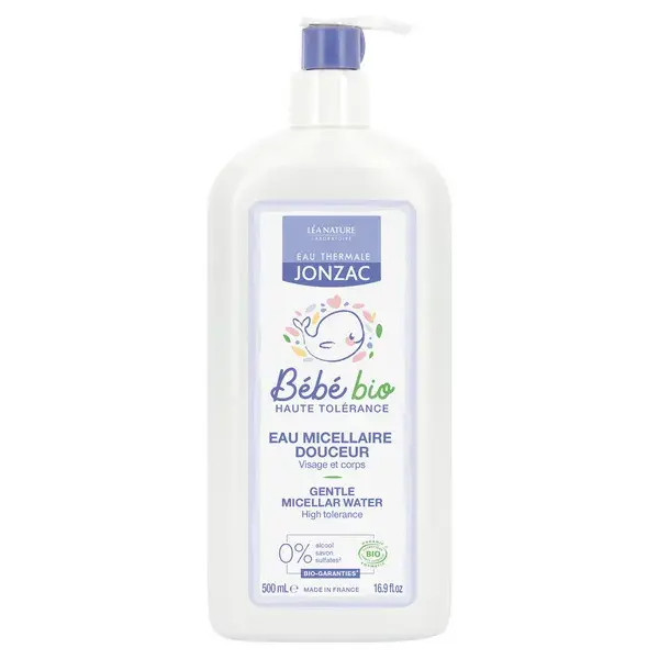 Água Micelar Gentil Orgânica Jonzac para Bebê 500ml
