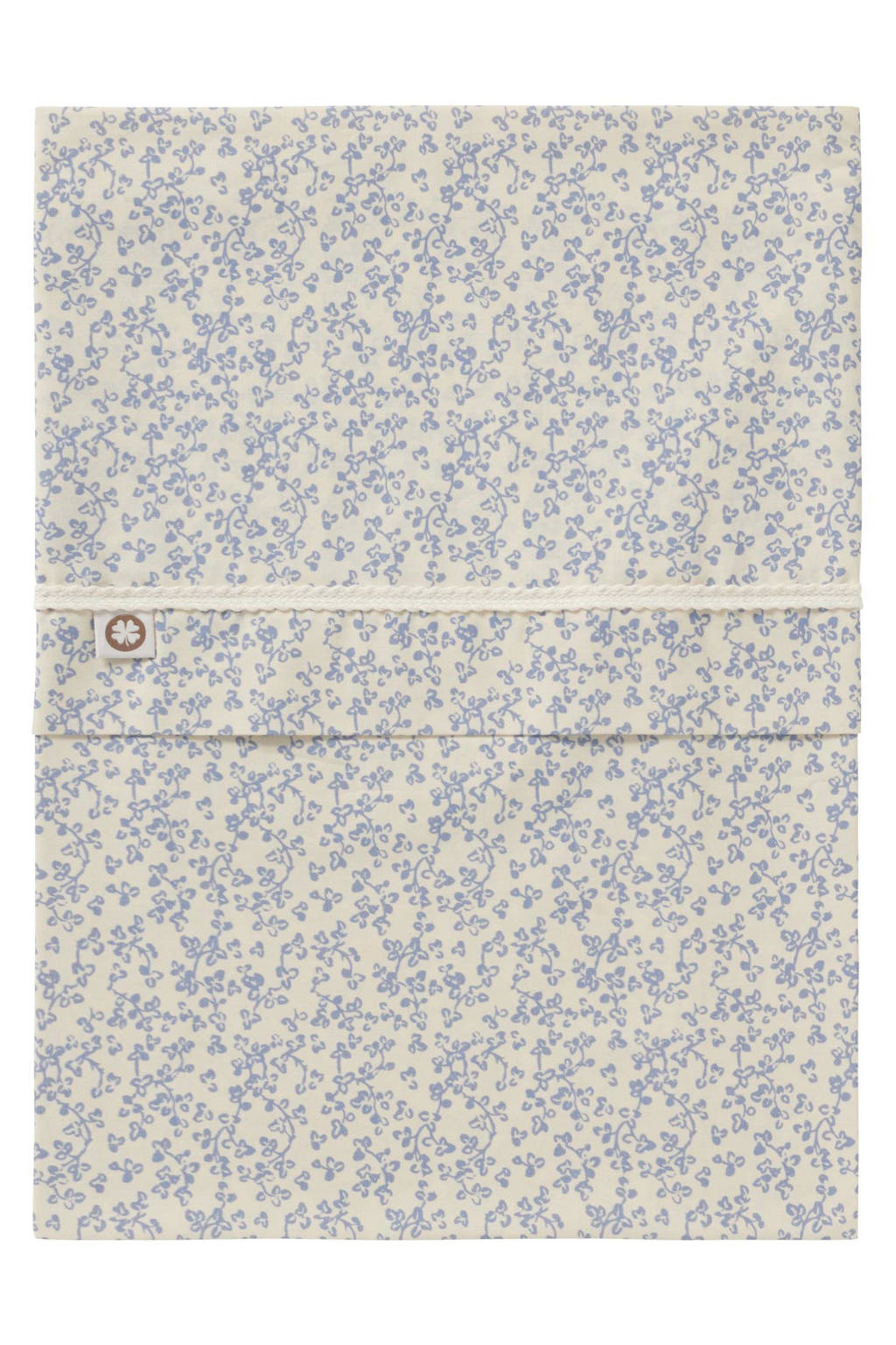Botanical poplin wieglaken 80x100 cm Colony Blue