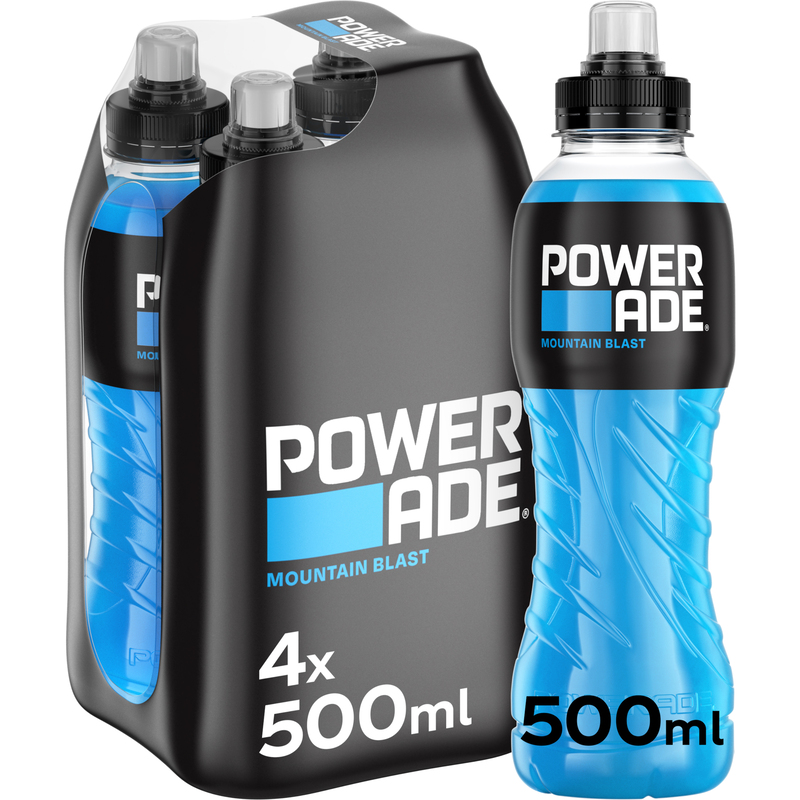 Powerade Mountain Blast, 50 cl, 4 Stück
