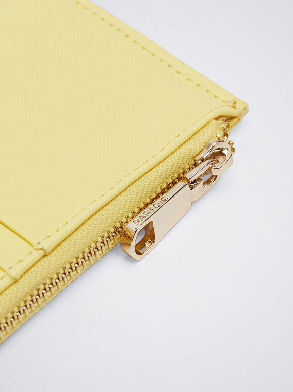 Porta-cartões básico - Amarelo