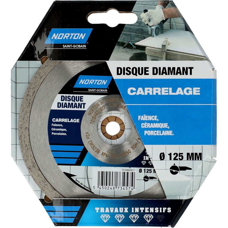 Disque diamant carrelage Norton