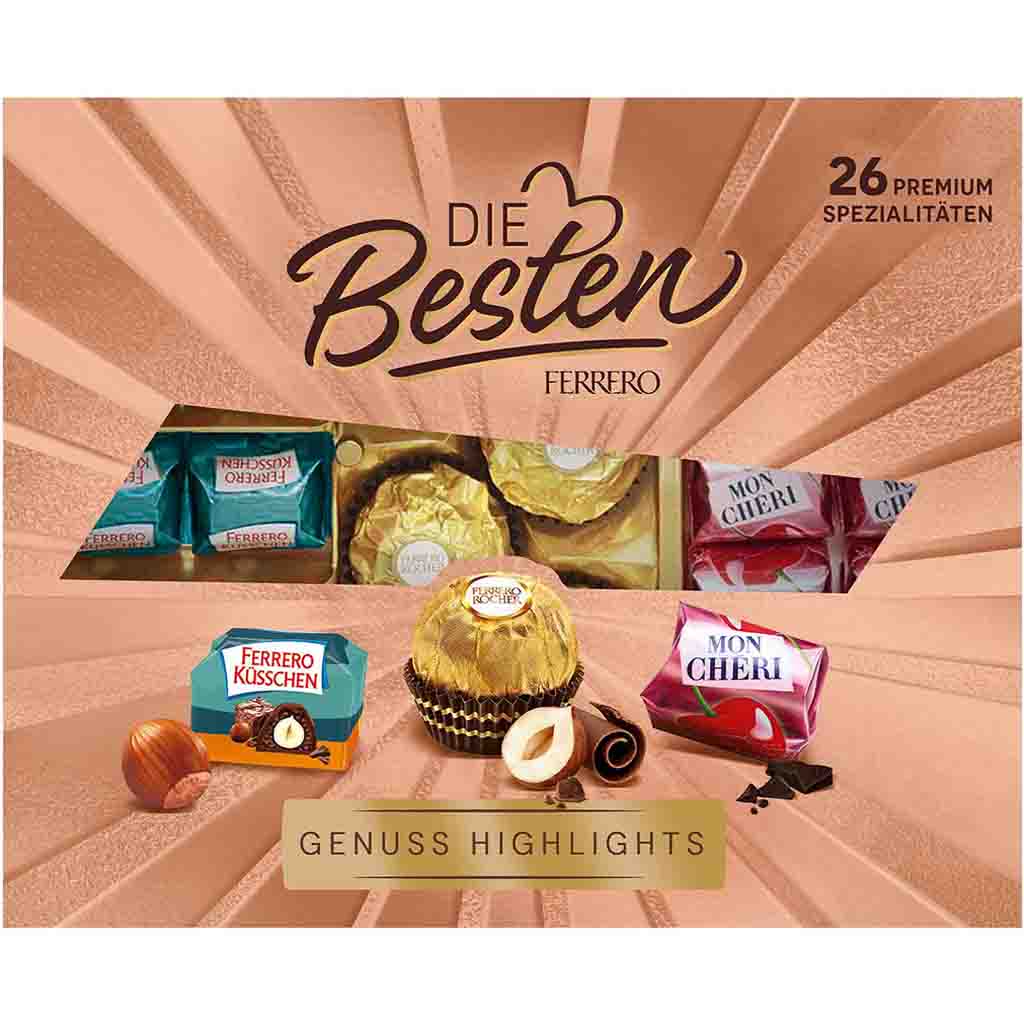 Ferrero Die Besten Limited Edition 26er 271g MHD:3.4.25
