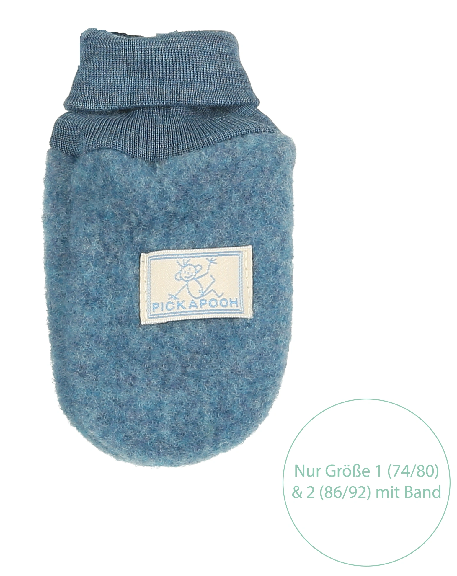 Fäustlinge WOLLFLEECE in jeansblau