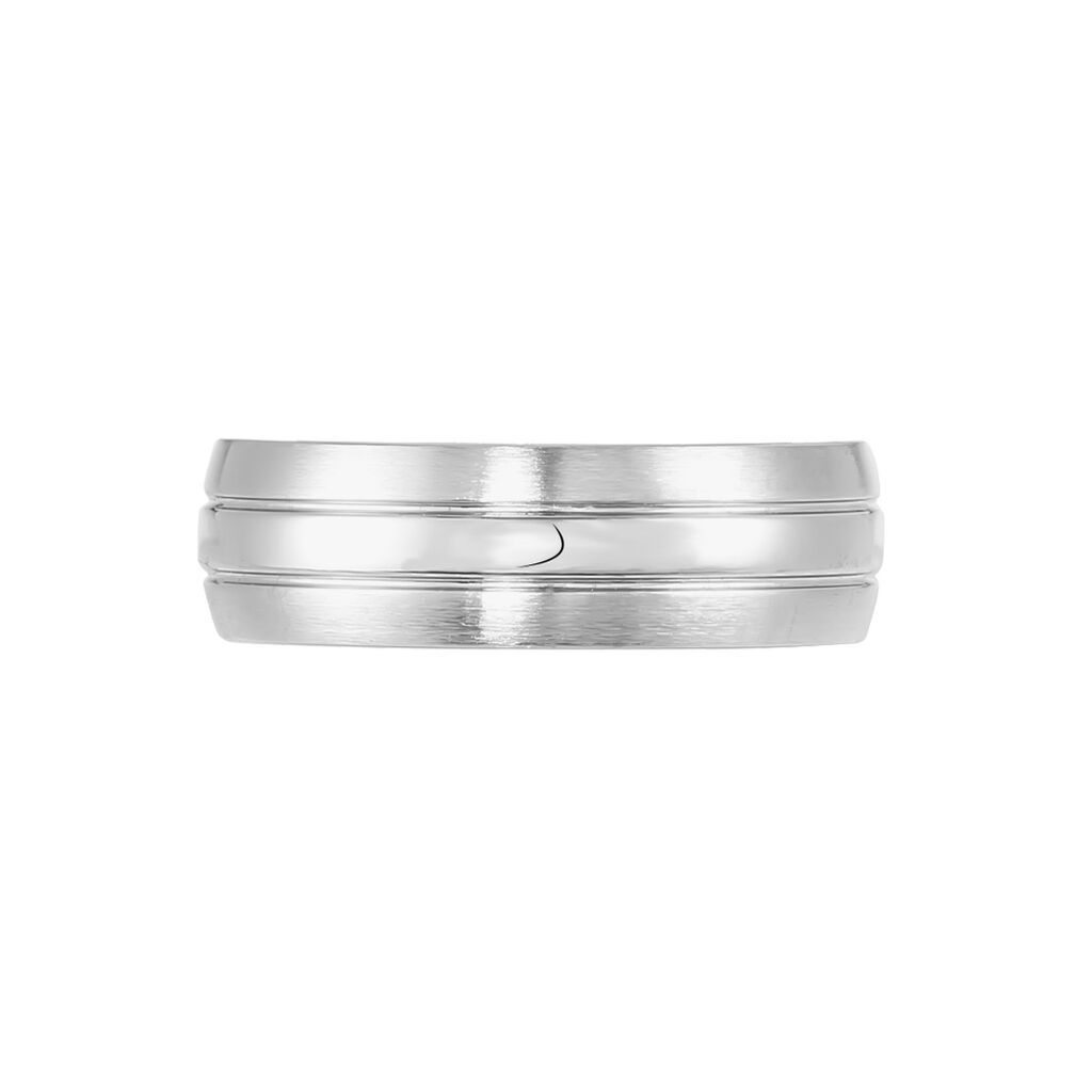 Bague Acier Blanc John