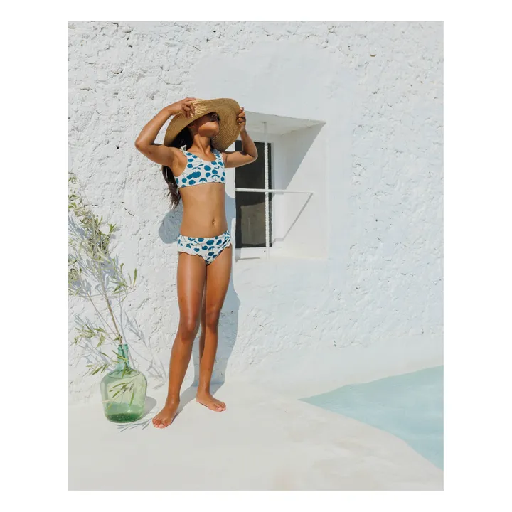 Búho Maillot 2 Pièces Cerises | Ecru