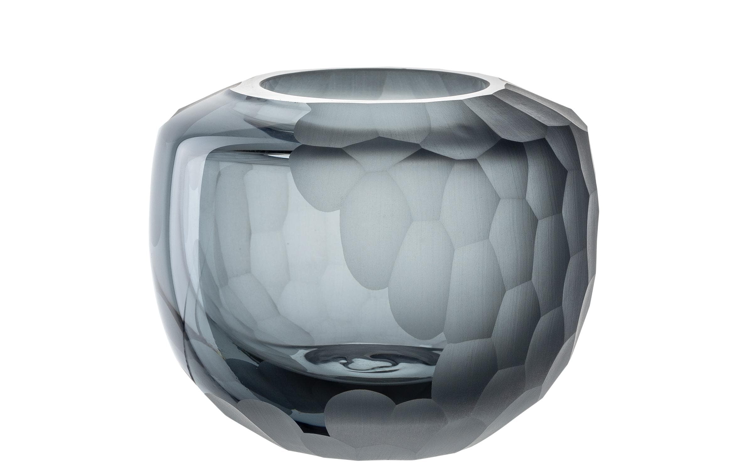 Vase Bellagio 10 cm, AnthrazitHandgemachte Blumenvase