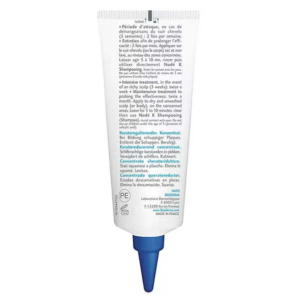 Bioderma Nodé K Concentrado Calmante para Couro Cabeludo Irritado e Descamado 100ml