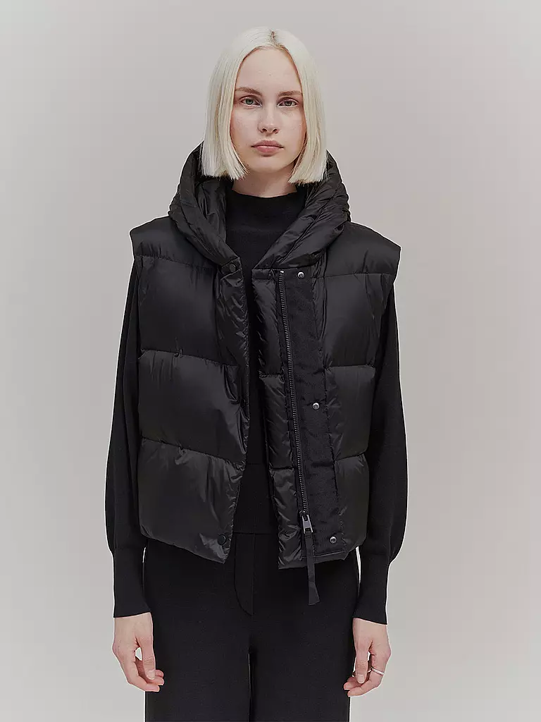 SOMEDAY Daunensteppgilet VAUSTI schwarz