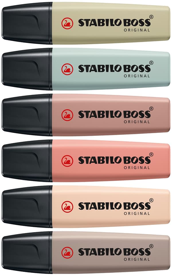 STABILO BOSS ORIGINAL Nature Colors 6-pk