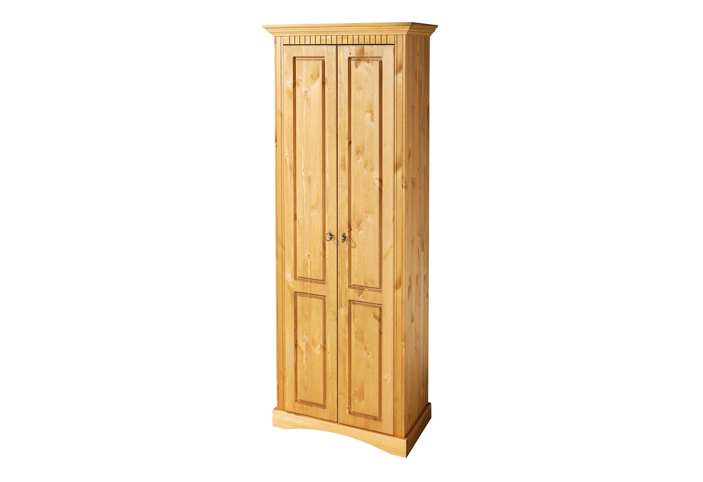 Home affaire Garderobenschrank »Rustic« aus massiver Kiefer, Breite 71 cm, Kassettenoptik