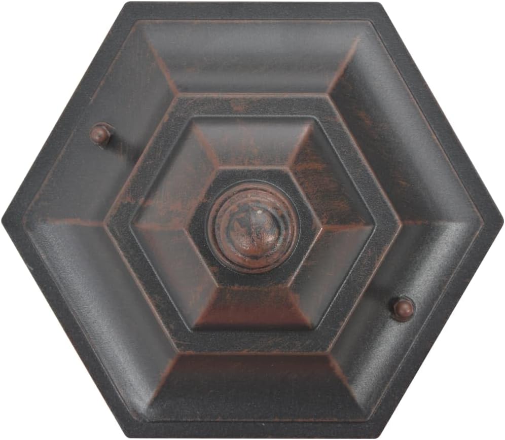 Kangmusi Garten-Pollerleuchte 6 Stk. E27 110 cm Aluminium Bronzefarben, 44205
