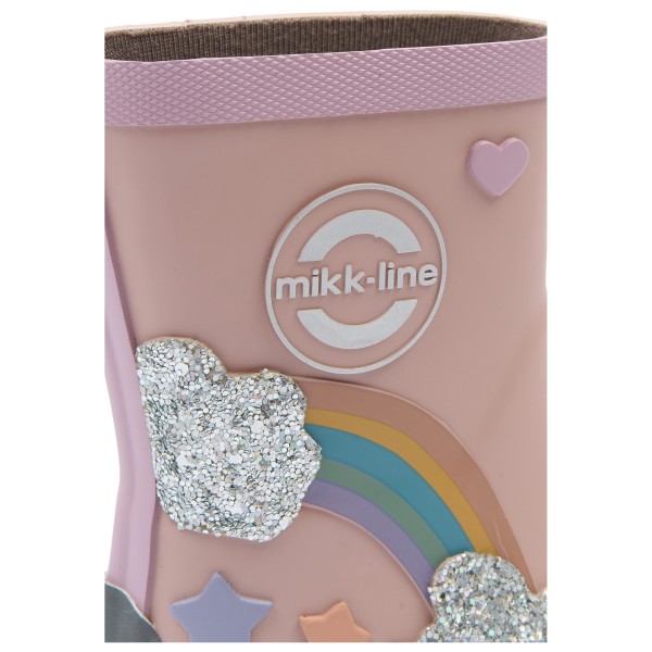 Mikk-Line - Kid's Wellies Rainbow Patch Barefoot - Bottes en caoutchouc