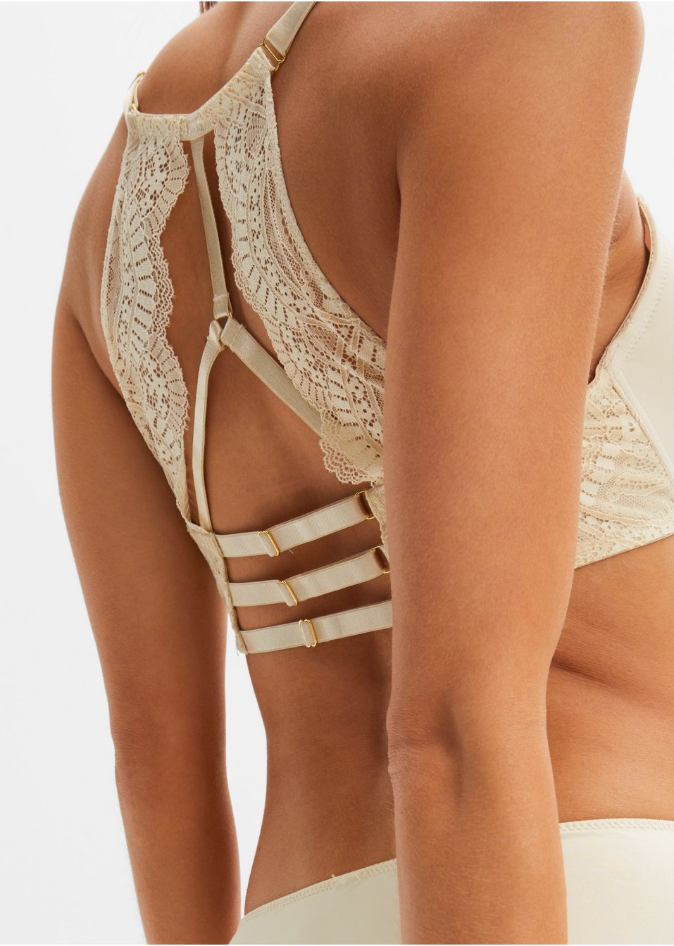 Soutien-gorge à coques et armatures fermeture devant avec polyamide recyclé