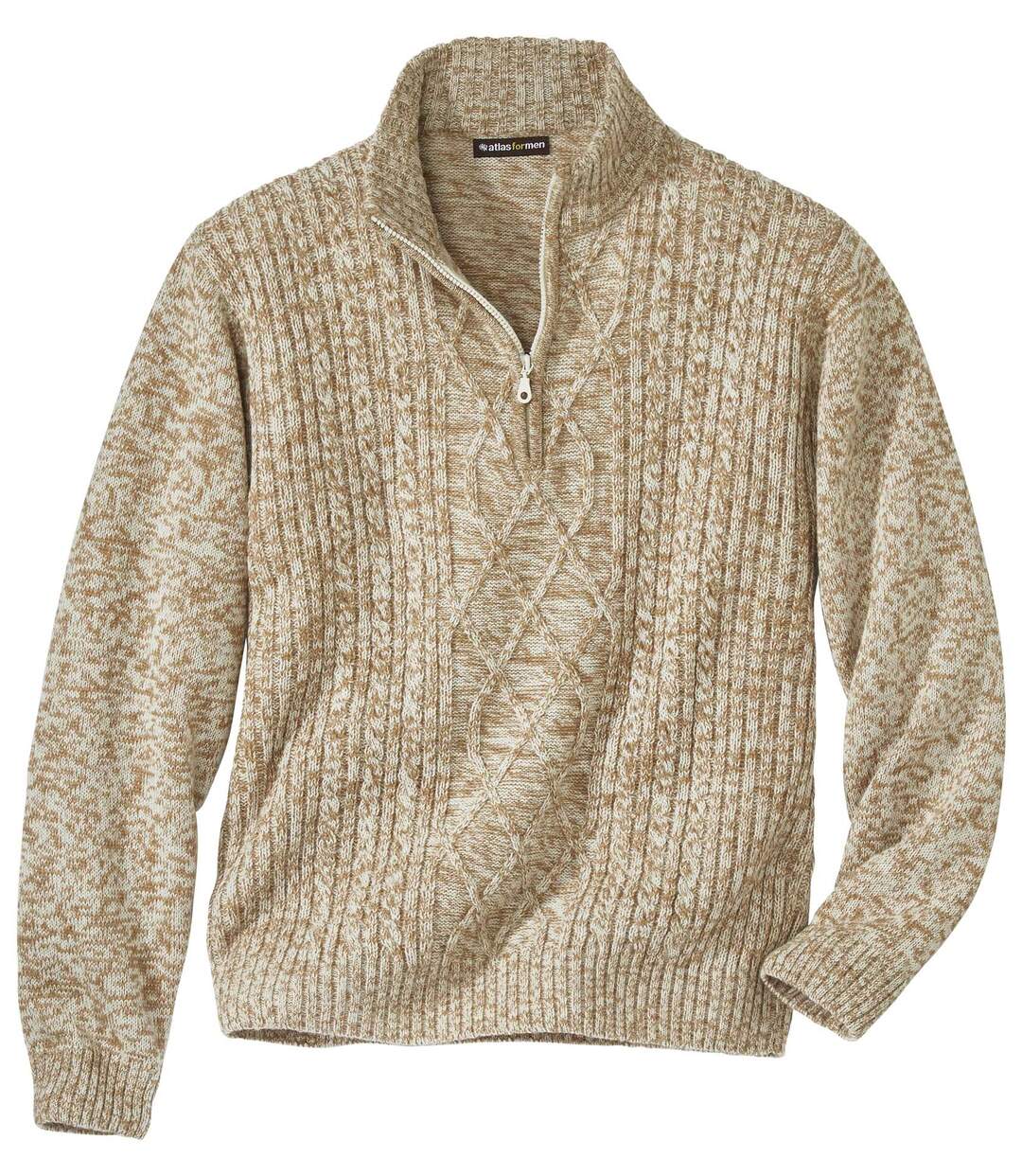 Pull Tricot Col Zippé Mountain