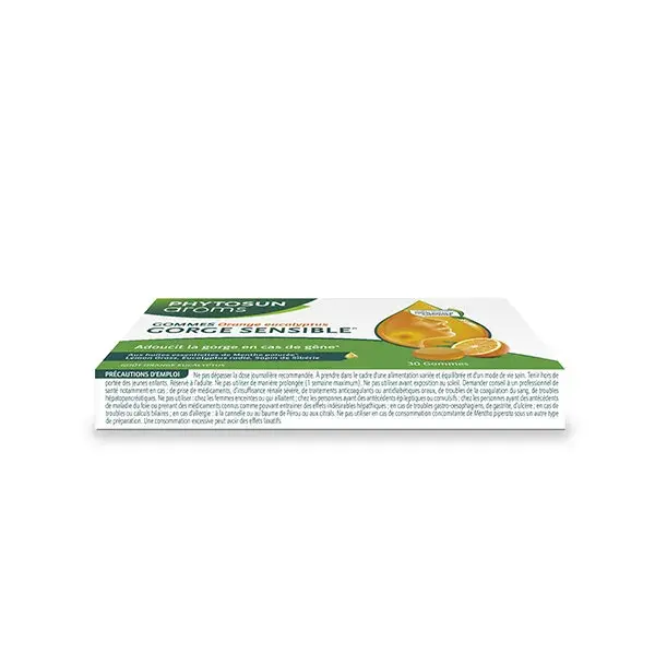 Pastilhas para a garganta Phytosun Arôms sabor limão sem açúcar, 24 unidades