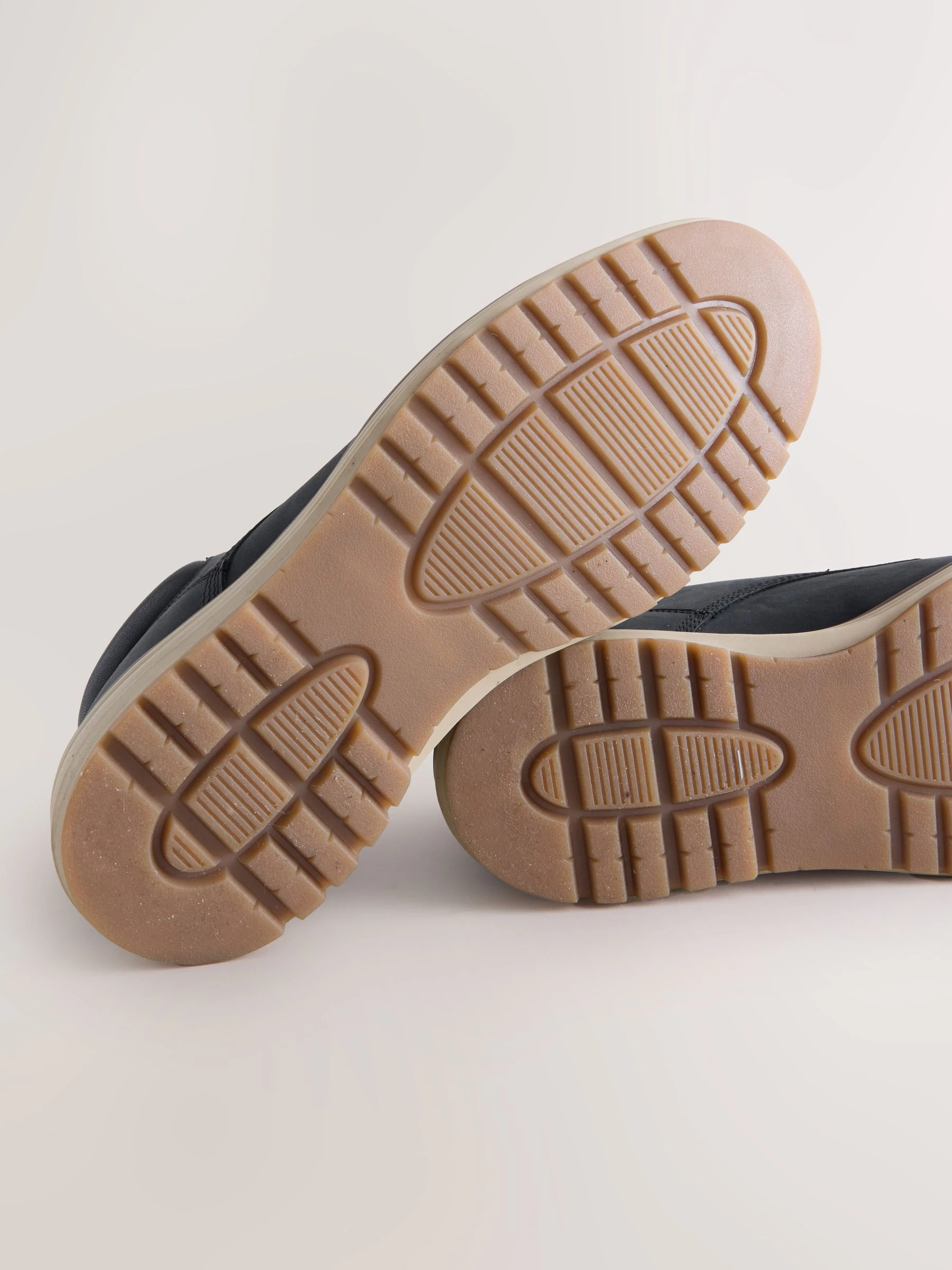 Zwart - Leren hoge schoenen