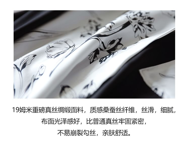 Jeonseon - Tweekleurig overhemd met printpaneel