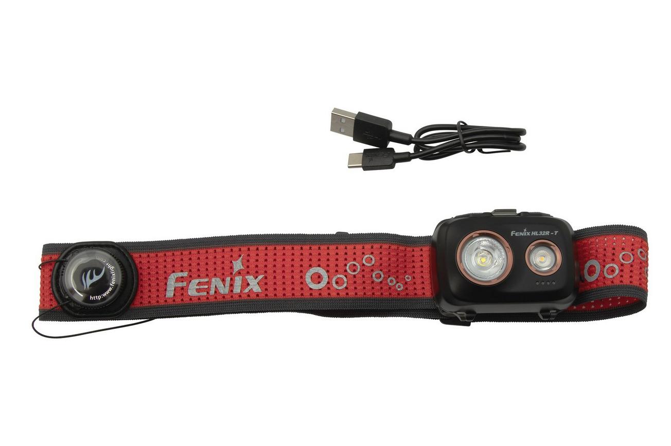 Fenix HL32R-T Black oplaadbare hoofdlamp, 800 lumen