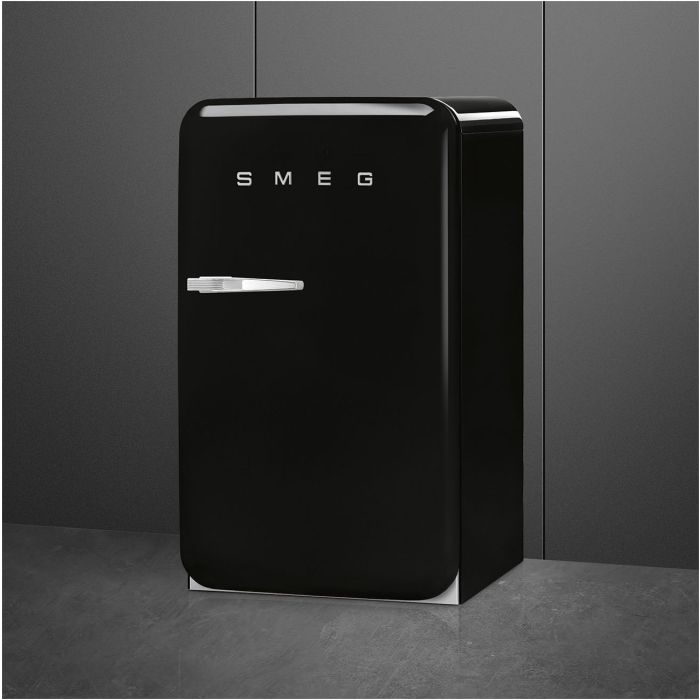 SMEG Stand-Kühlschrank 50's Retro Style FAB10HRBL5 Schwarz