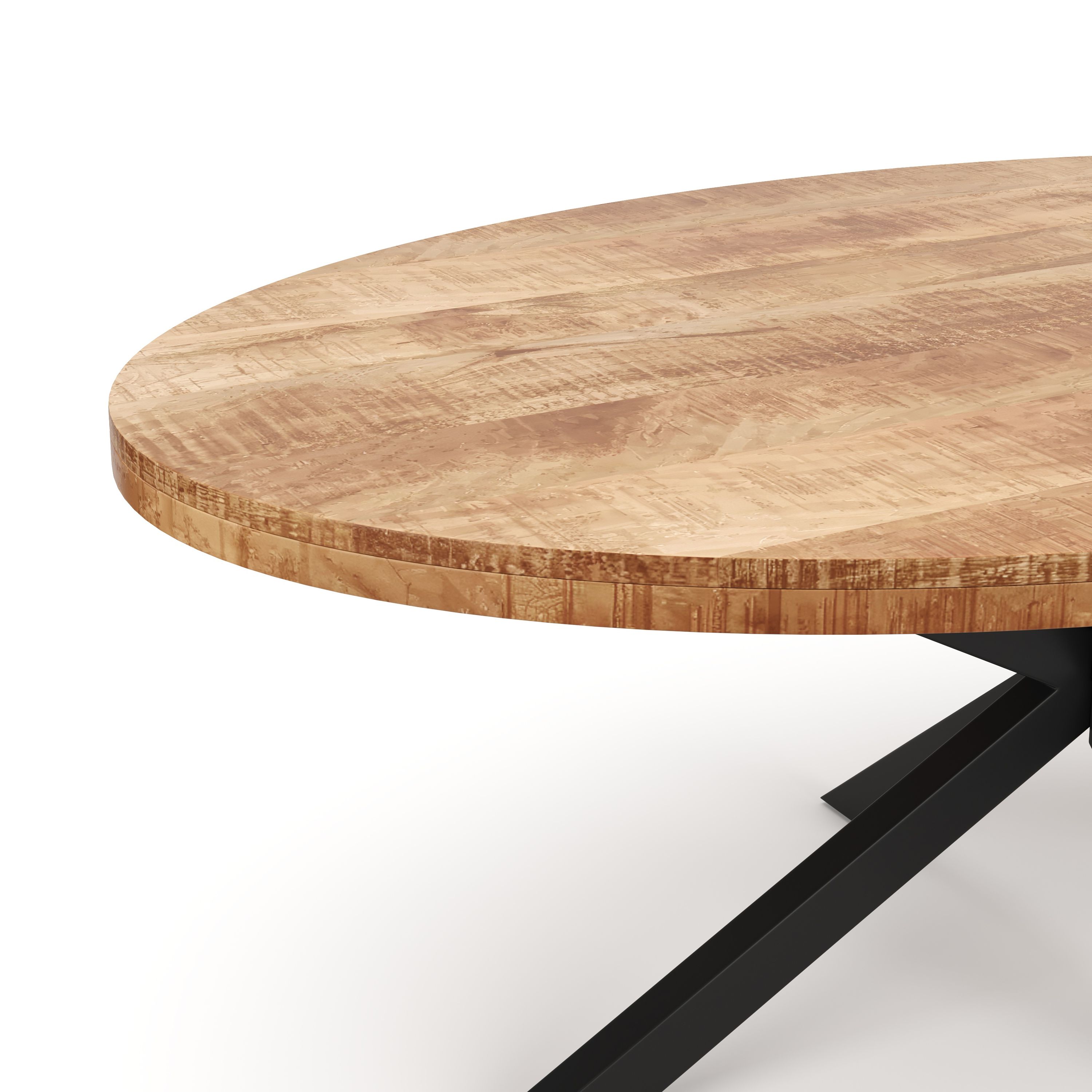 Esstisch Holz MAYLA oval 180 x 90 cm