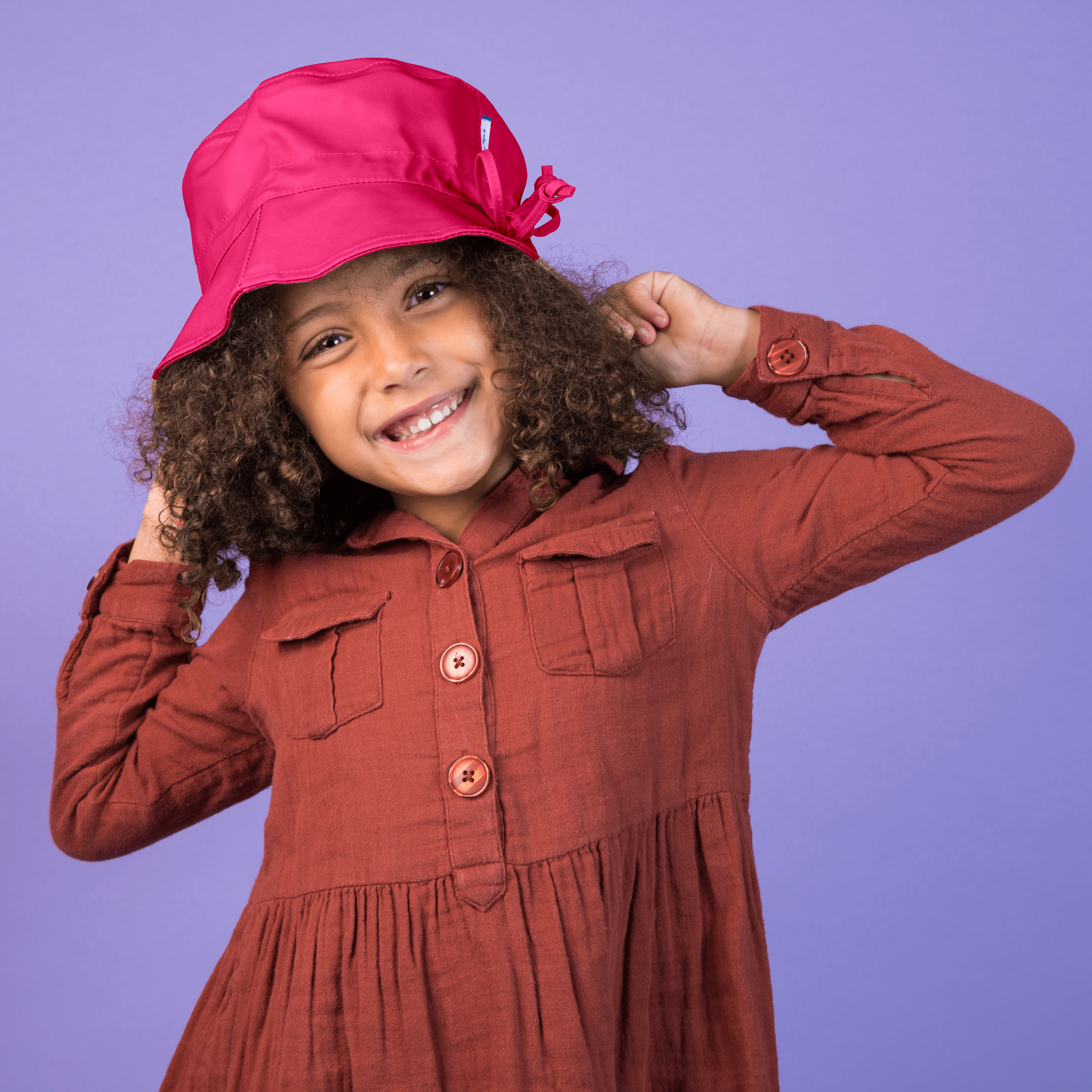 Chapeau Pluie Ajustable T2 Fuchsia