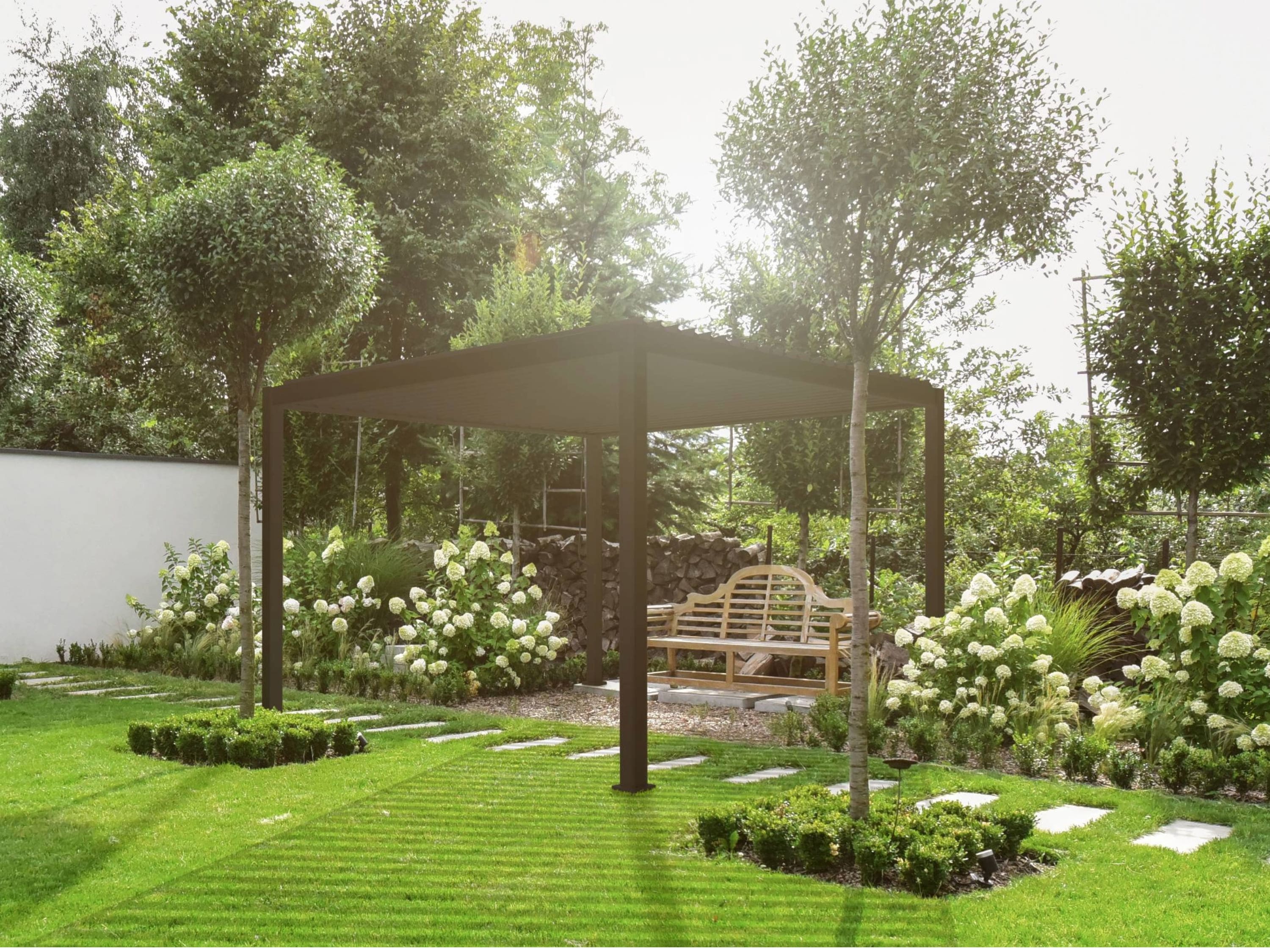 Mirador Deluxe 300 x 360 cm overkapping - antraciet