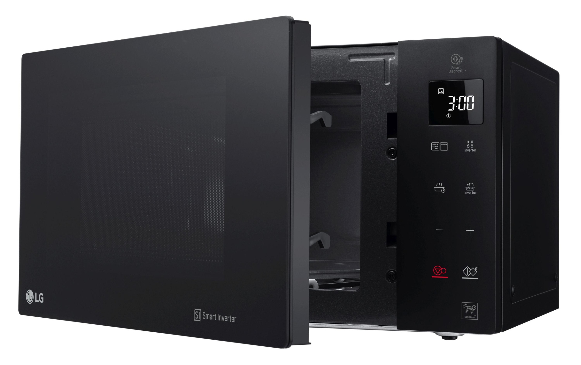 LG Mikrowelle »NeoChef MH6535GIS, Schwarz« 1000 W