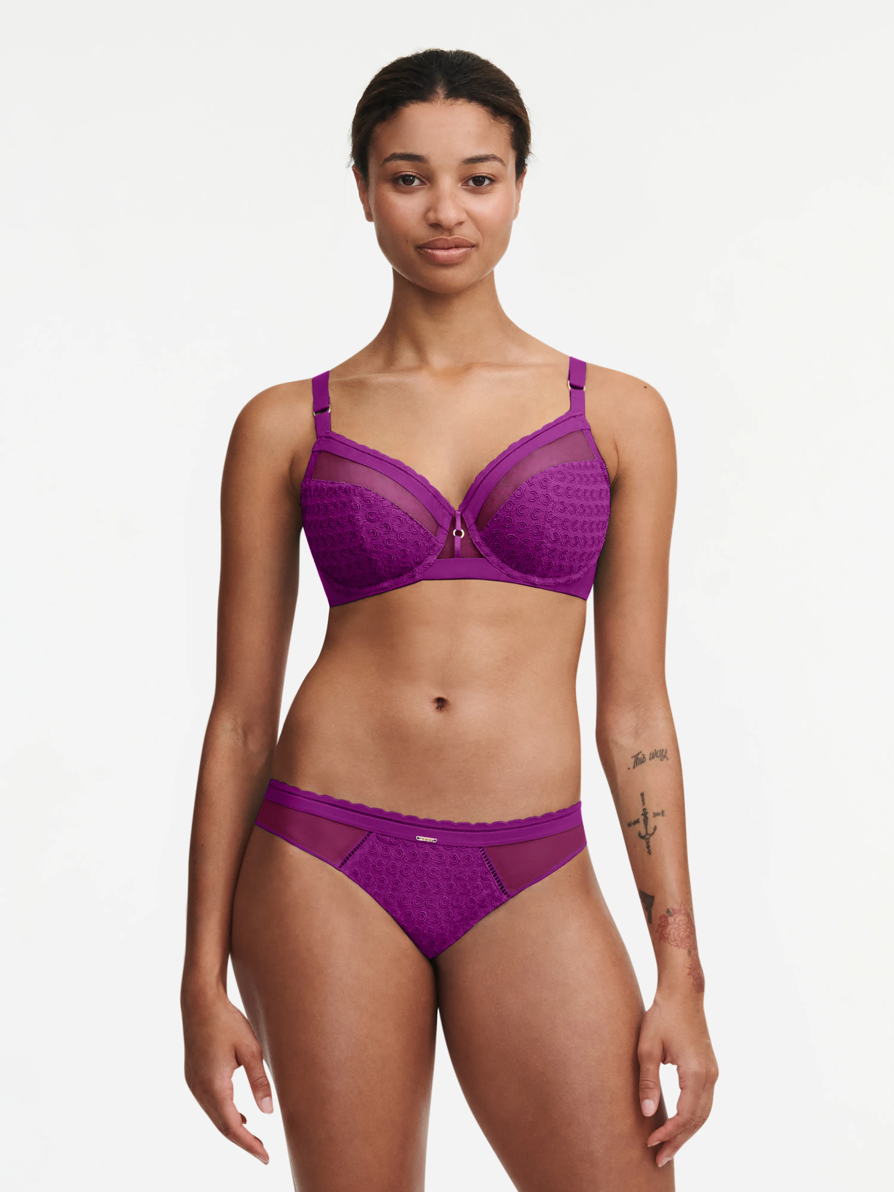 MONOGRAM - Soutien-gorge emboîtant broderie | Violet