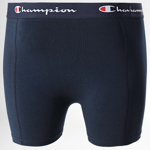 Lot De 2 Boxers U20035 Bleu Marine Gris