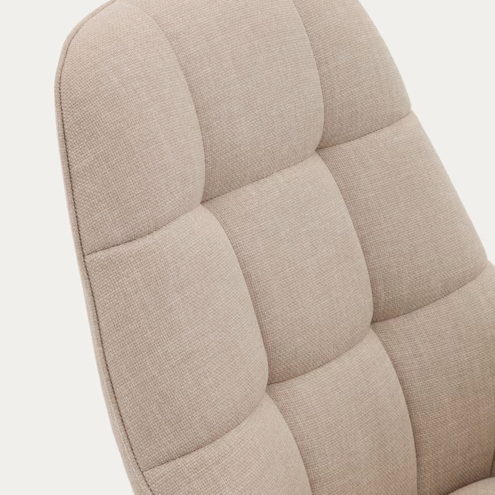 Kave Home Jaspe Draaifauteuil - Beige