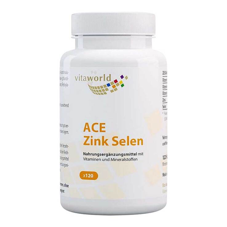 ACE Zink Selen Kapseln, 120 St