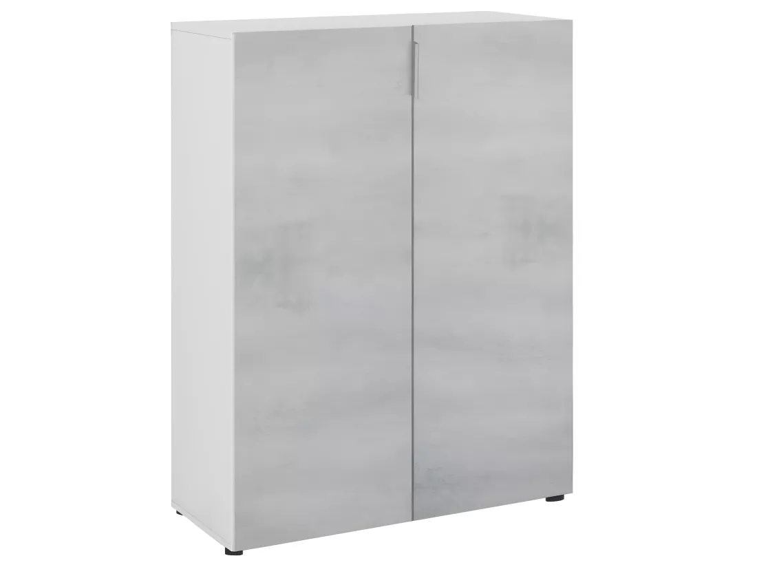 Meuble à chaussures 2 portes (28 paires) L72 x H103 cm