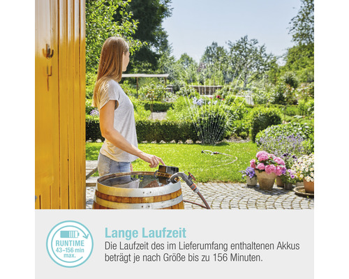 GARDENA 2000/2 18V (Power for All) accu-regentonpomp zonder accu en lader