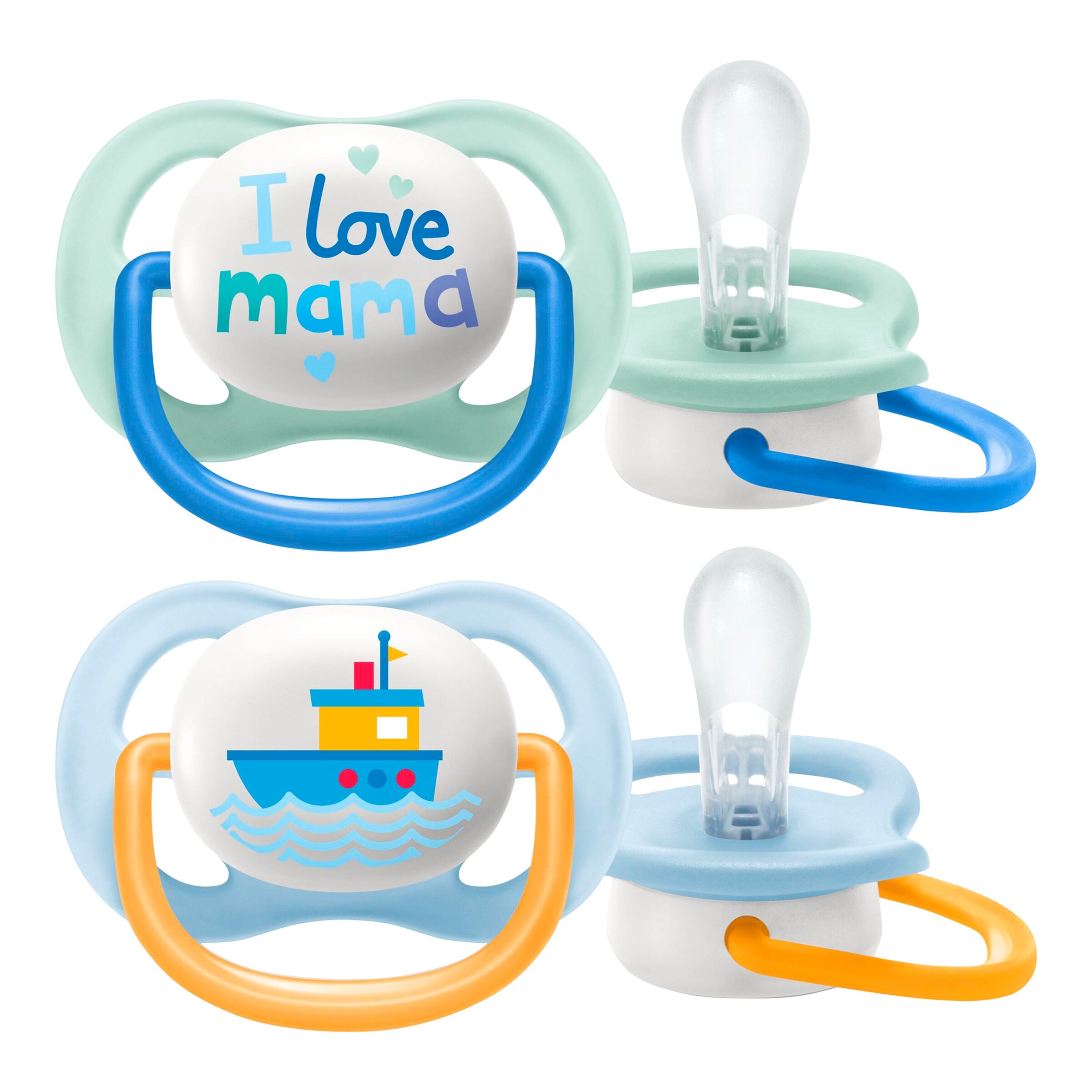 Philips Avent 2er-Pack Schnuller Ultra Air 0-6 Monate SCF080/01