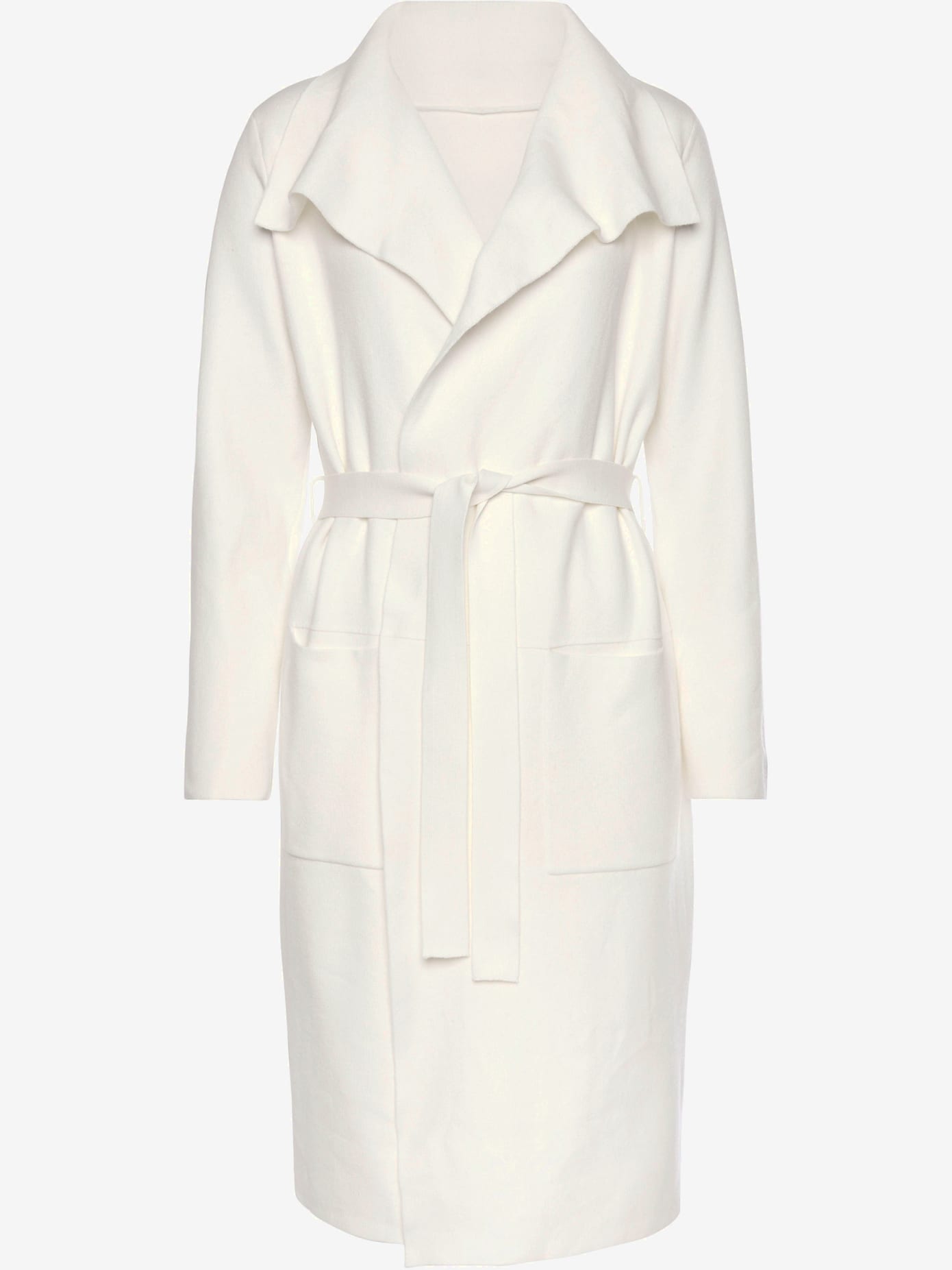 Manteau en tricot forme ouverte sans fermeture
