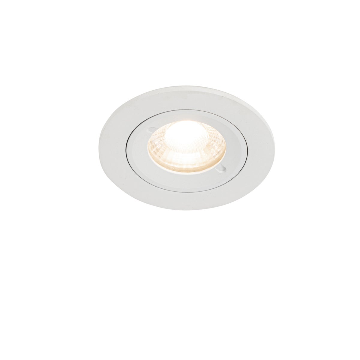 Moderne inbouwspot, wit, rond, IP44 - Xena Round