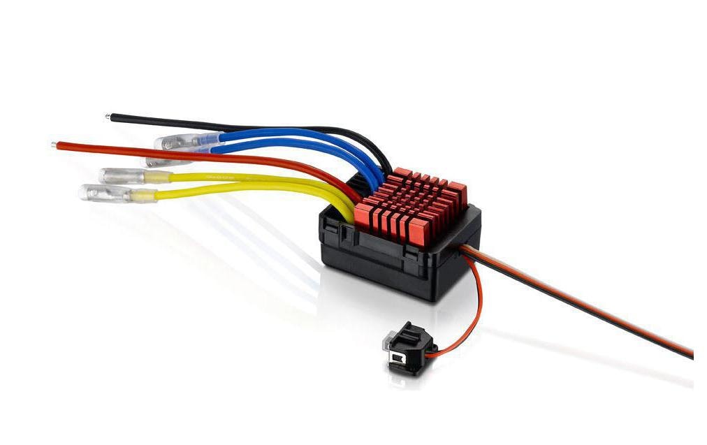 Brushed Regler QuicRun WP 880 Dual 80A, 2-4SESC für Fahrzeuge im Massstab 1:10 und 1:8 mit Bürstenmotor