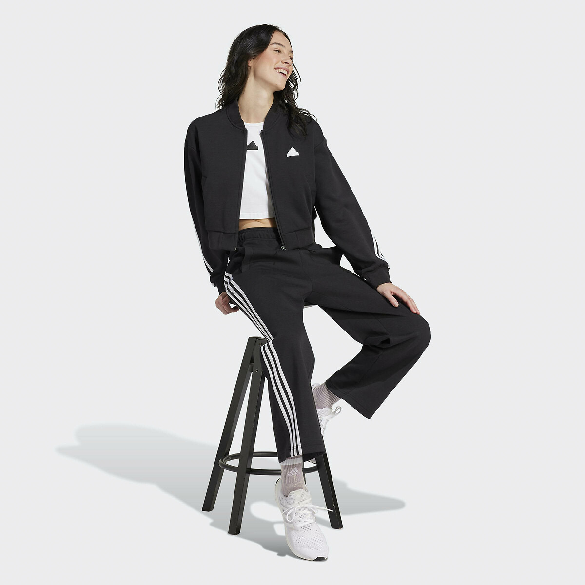 ADIDAS SPORTSWEAR<br>Rechte broek met 3 stripes Future Icons