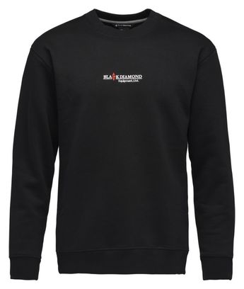 Sweat Manches Longues Black Diamond Heritage Wordmark Crew Noir