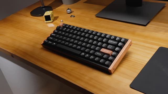 Keychron K2 HE SE Wood Black trådløst gamingtastatur
