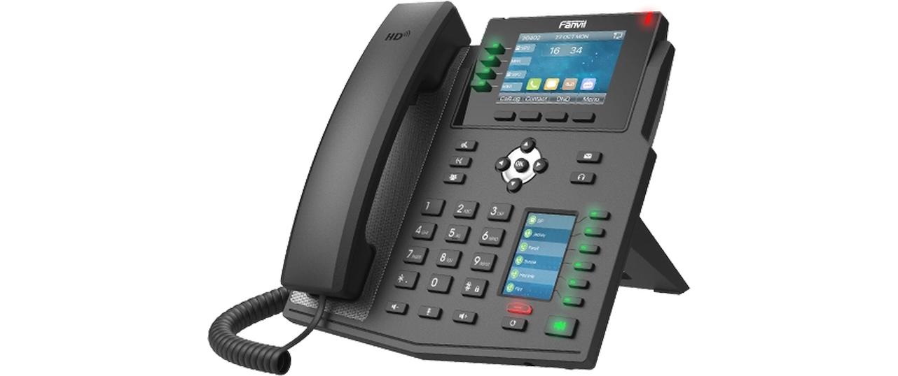 Tischtelefon X5U V2 Schwarz<br>X5U High-End-IP-Telefon