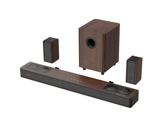 HIWILL - Barre de son -audio a534 5.3.4 dolby atmos brun foncé
