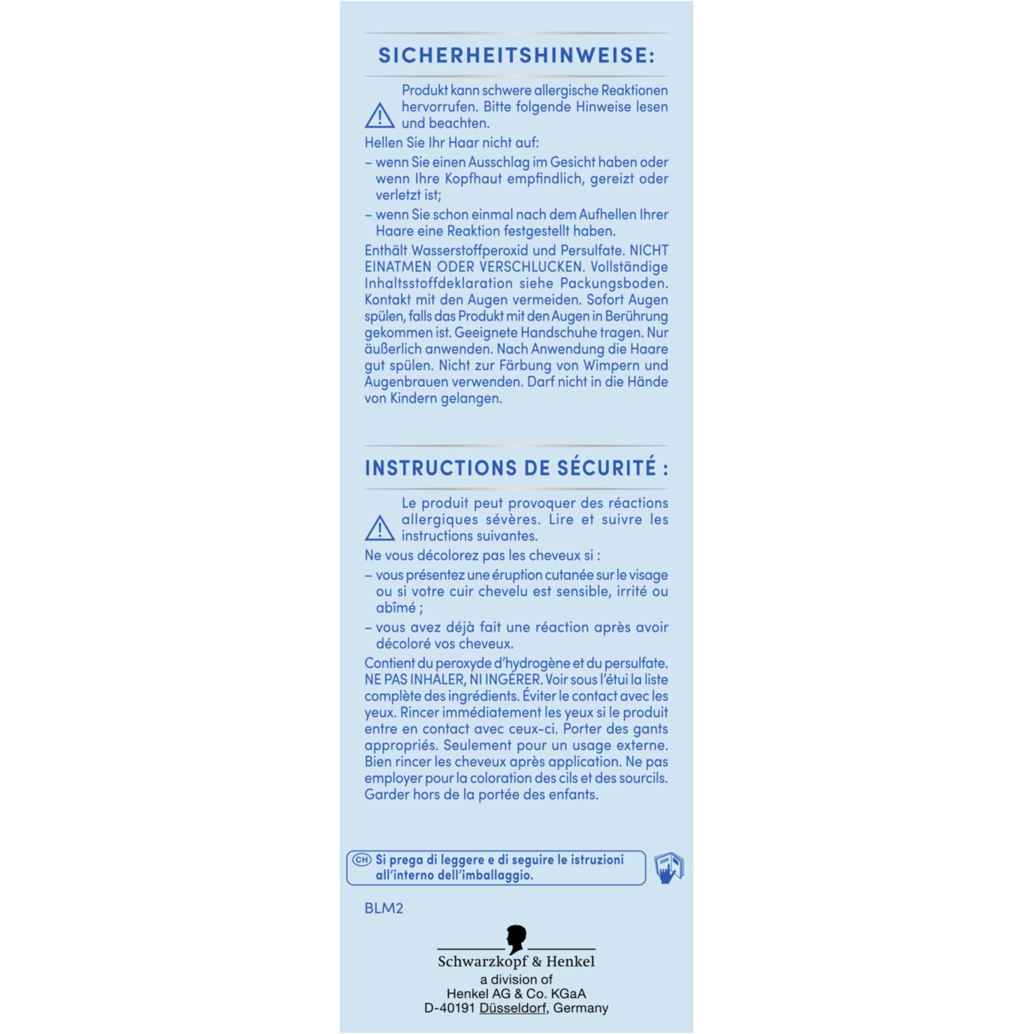 Schwarzkopf Blonde Super Strähnchen M1