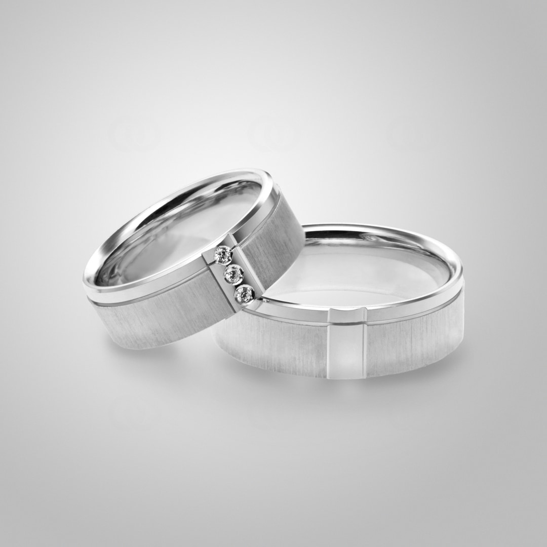 Paarringe 925 Silber Roma
