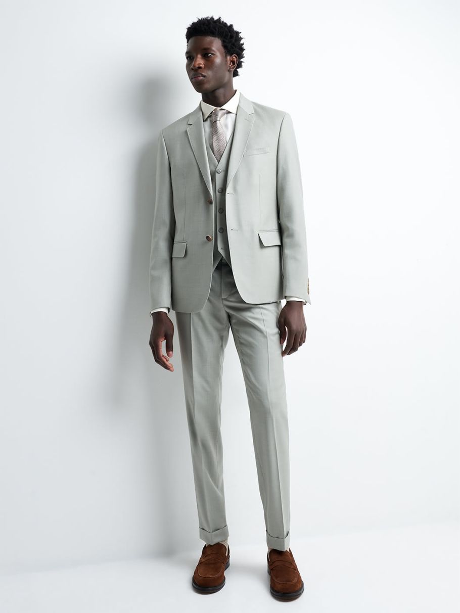 Veste coordonnable extraslim en laine