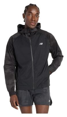 Veste imperméable New Balance Seasonal Premium Print Noir Homme