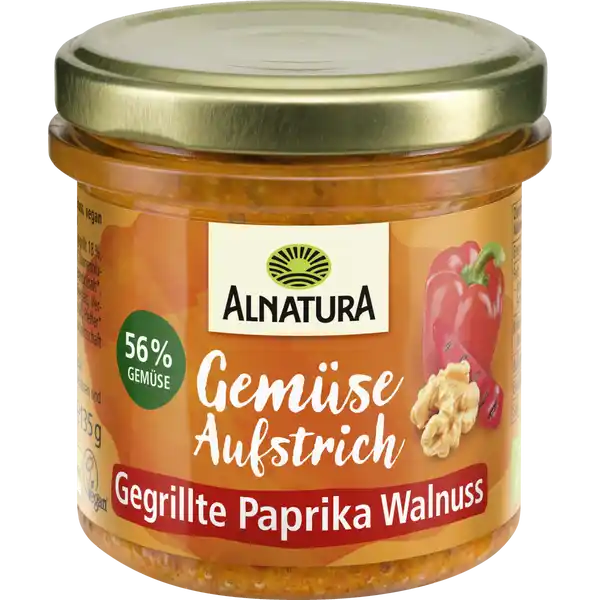 Bio Aufstrich Paprika-Walnuss