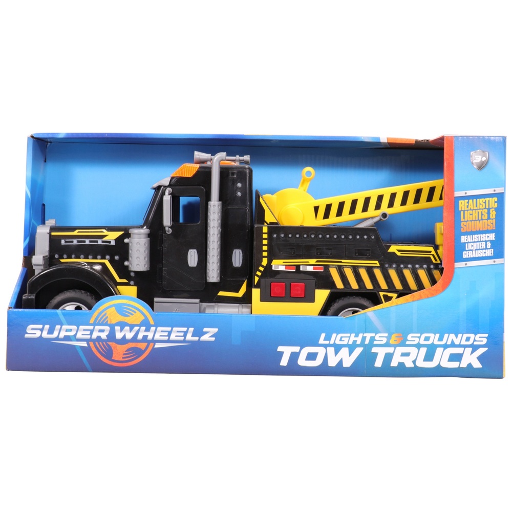 Super Wheelz Abschleppwagen mit Lichtern und Sound